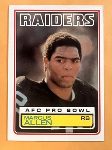 1983 Topps Marcus Allen #294 Rookie Card  Los Angeles Raiders RC HOF - Picture 1 of 2