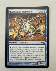 Quicksilver Elemental x1 MTG Mirrodin 1x Magic Very Good Moderate Play VG MP - Picture 1 of 2