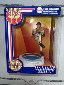 NIB 1994 TOM GLAVINE / ATLANTA-FULTON COUNTY STADIUM Figure 1993 Kenner Starting - Picture 1 of 13
