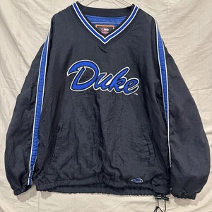 Vintage 90s Duke University Blue Devils Jacket Mens Large XL Windbreaker - Picture 1 of 8