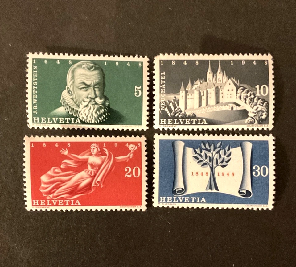 Sello de Suiza #312-5 nunca articulado Foto 1 de 1