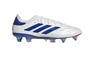 Size 9 - Adidas Copa Pure 2 Elite K White Blue Red Soccer Cleats Men New IG6395 - Picture 1 of 5