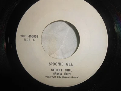 SPOONIE GEE~"STREET GIRL"~*Orig. 1985~HIP HOP~ELECTRO~7'' 45rpm~PROMO~RARE $$~M- - Image 1 of 2