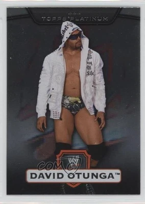 2010 Topps Platinum WWE David Otunga #52 Rookie RC - Image 1 of 2