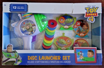 Disney TOY STORY 4 Conjunto Lançador de Discos NOVO Buzz Lightyear Space Ranger - Imagem 1 de 4