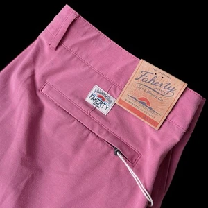 Faherty Shorts Belt Loop All Day 7" Inseam Pale Red Size 36 $98 - Picture 1 of 8