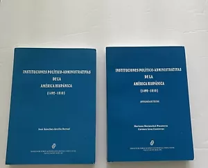 Instituciones político-administrativas de la América hispana (1492-1810)2tomos - Picture 1 of 3