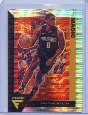 2020-21 Panini Flux Pulsar Silver Prizm NO. 130 Dwayne Bacon - Orlando Magic - Image 1 of 3