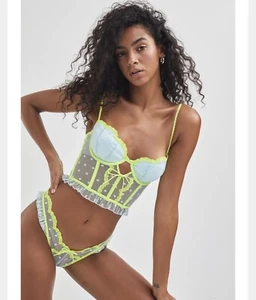 Para amor y limones neón Dottie bustier pequeño - Imagen 1 de 7