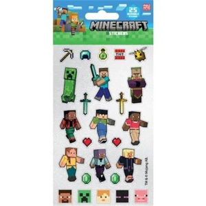 Foil Sticker Aufkleber 25er Set MINECRAFT - Walking NEU ca10x19cm PS2403095 - Bild 1 von 1