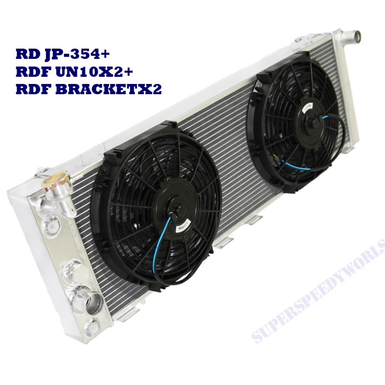 Radiador 3Core Performance + ventilador de 10" compatível com 95-00 Cherokee SE Sport I4 - Imagem 1 de 4