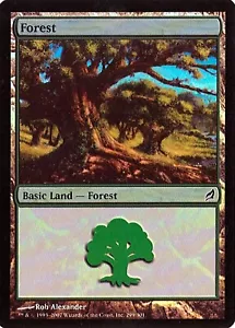 MTG - Lorwyn - Forest #300 - Foil - Various conditions - Picture 1 of 1