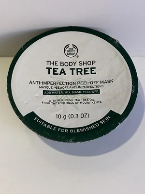 The Body Shop Tea Tree Peel-Off Mask 10g for Blemished Skin - Image 1 of 4