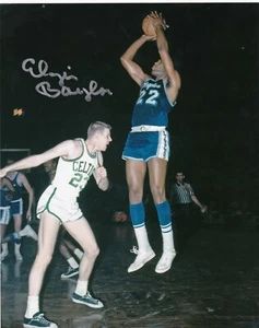 ELGIN BAYLOR  LOS ANGELES LAKERS   ACTION SIGNED 8x10 - Picture 1 of 1
