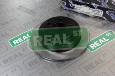 StopTech 02-05 FITS Subaru WRX Rear Blank Brake Rotor 120.47011 - Image 1 of 4