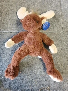 TOMMY the MOOSE Stuffed Animal Moose International Org.- Sole Purpose to Comfort - Picture 1 of 3