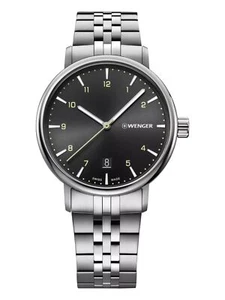 Wenger Swiss Army Men's 01.1731.120 Urban Classic Black Dial Watch 40mm - Picture 1 of 5