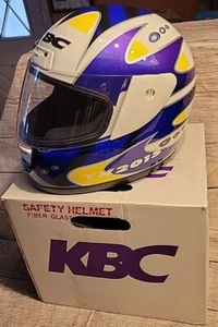 KBC TK201S Helmet Snell M95 DOT Fiberglass SMALL Purple - Picture 1 of 11