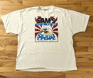 Sams Club Members Only Bald Eagle America T-Shirt Vintage Single Stitch XXL/XL* - Picture 1 of 10