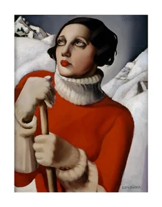 Tamara de Lempicka : Saint Moritz : 1929 : Archival Quality Art Print 17x22 - Picture 1 of 2