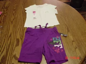 NWT Girls Mix and Match Top Shorts Set - Picture 1 of 4