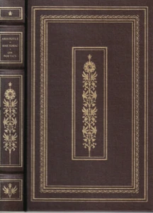 RHETORIC AND ON POETICS By ARISTOTLE (FRANKLIN LIBRARY 1981) - Imagen 1 de 1