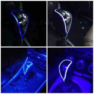 NEW Manual Car LED Light Touch Motion Activated Sensor Gear Shift Knob Handle AS - Picture 1 of 8