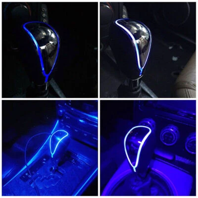 NEW Manual Car LED Light Touch Motion Activated Sensor Gear Shift Knob Handle AS - Image 1 of 4