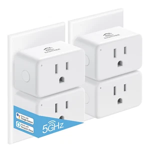 Mini Smart Plug 5Ghz & 2,4Ghz WLAN, kompatibel mit Alexa & Google Home & Smart - Bild 1 von 12