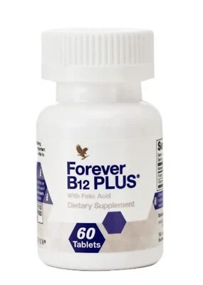 Forever Living B12 PLUS с фолиевой кислотой (60 таблеток) ХАЛЯЛЬ / КОШЕРНЫЙ - Изображение 1 из 3