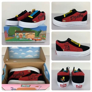 Vans The Simpsons Shoes El Barto Bart Simpson Shoes Kids Size 11.5 New in Box - Picture 1 of 12