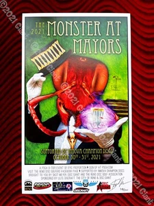 DISC GOLF ART - MONSTER at MAYORS -LTD ED SIGNED & NUMBERED LITHOGRAPH- SICK! - Bild 1 von 1
