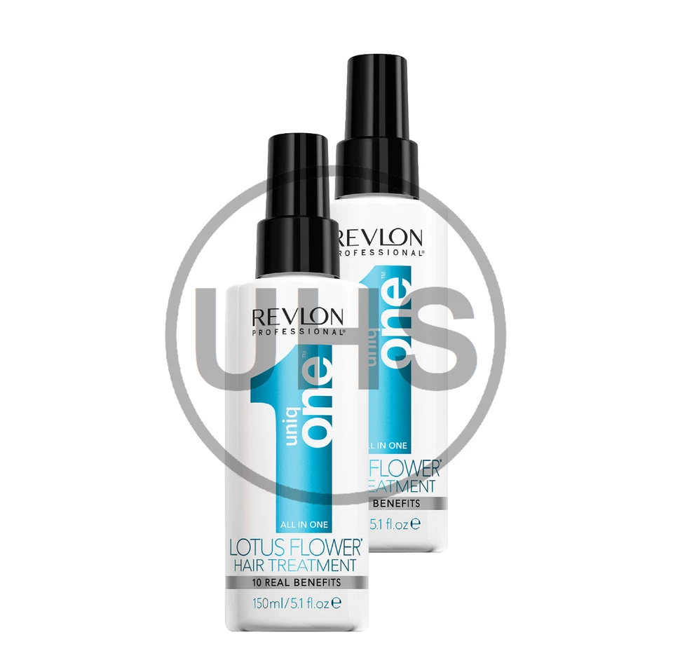 2 x Revlon Professional Uniqone Lotus Hair Treatment | 150ml | Uniq One | AUS - Image 1 of 1