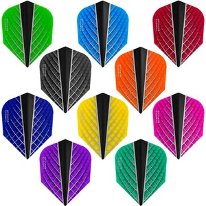 5 SETS [15] Harrows Quantum X Dart Flights Tough Standard Solid Unifarben - Bild 1 von 12