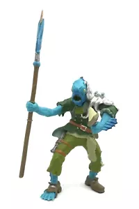 2009 Papo MUTANT FISH PIRATE Fighter Soldier Figure w/Trident - Picture 1 of 4