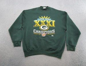 VTG 90s Green Bay Packers NFL Football Pro Player Sweatshirt Men's Size 2XL Read - Picture 1 of 11