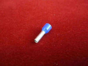 Engeser E340 Insulated Single Ferrule 14 AWG, 2.5mm2 - 8mm N, BLUE, 100 per pack - Bild 1 von 1