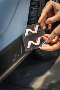 Original Hyundai i30 N-Logo 2er Set Badge Seitenschweller - Bild 1 von 5