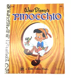 1977 Walt Disneys Pinocchio Ein kleines goldenes Buch - Bild 1 von 4