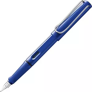 LAMY Füller Safari BLAU Füllfederhalter Füllhalter Edelstahl Feder M Linkshänder - Bild 1 von 2