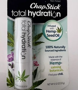 ChapStick Total Hydration Lip Care Essential Oils Hemp Seed Oil 100% Natural - Picture 1 of 1