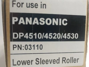 DZHP007236 Lower Sleeved Roller for Panasonic DP4510 / 4520/ 4530 New Sealed Box - Picture 1 of 3