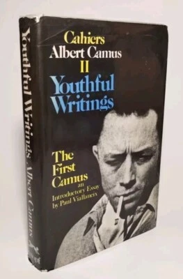 Youthful Writings by Albert Camus (1976) First American Edition Hardcover Book - Image 1 of 4