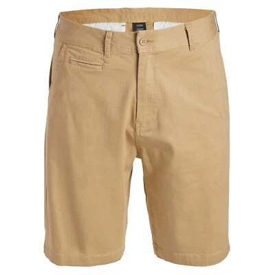 Mens Cotton Flex Stretch Button Closure Chino Shorts (Sizes 30-42) NEW FREE SHIP - Image 1 of 2
