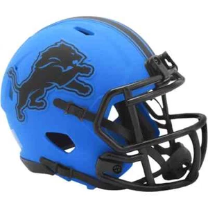 *SALE* DETROIT LIONS ( RAVE ) SPEED MINI NFL FOOTBALL HELMET RIDDELL! - Picture 1 of 3