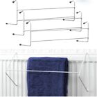 Set Of 3 Radiator Airers Drying Clothes Laundry Rail Holder Indoor Hanging Rails