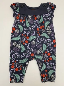 Tea Collection Infant Girls 0-3 Months Floral Print Short Sleeve One-Piece - Picture 1 of 6