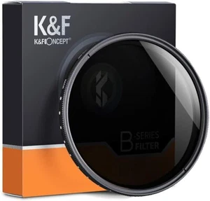 K&F Concept 58mm ND2-ND400 (1-9 Stop) Filter Variable ND Filter Neutral Density - Picture 1 of 7
