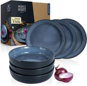 Suppenteller Set Tafelservice Geschirrset 6-teilig Tellerset 6 Personen Suppe - Bild 1 von 8