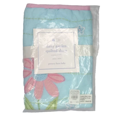 Apliques de jardín Pottery Barn Baby acolchado farsa margarita cubierta pequeña 12x16 Foto 1 de 4